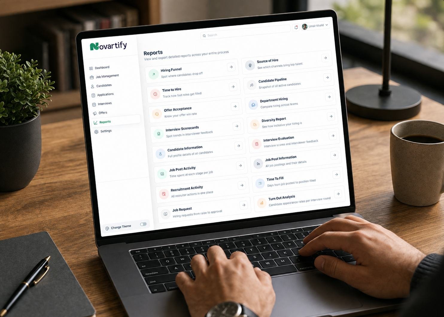 Hiring analytics reports